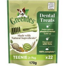 Greenies The Smart Dental Treat 132 Chews, Daily Original Teenie Dog T