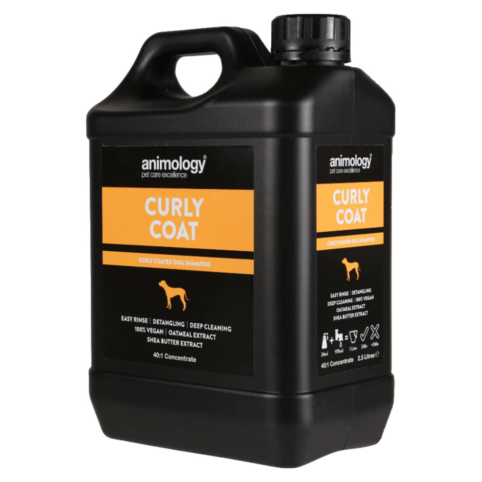 Animology Curly Coat Dog Shampoo 2.5 Litre
