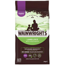 Wainwright's Complete Dry Puppy Food Lamb and Brown Rice 2kg