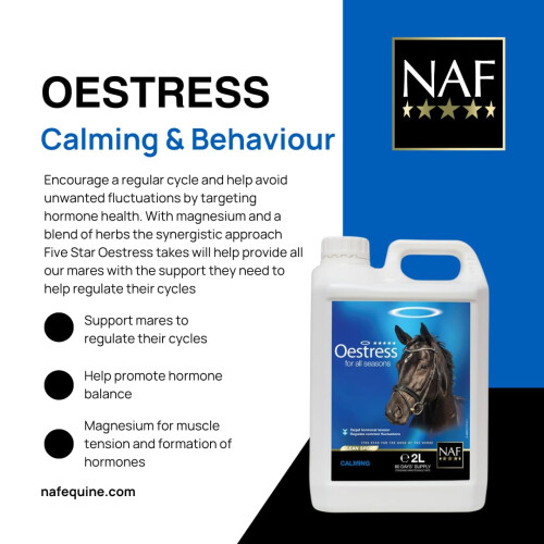 NAF Five Star Oestress Liquid 2L – Hormonal Support for Mares – Natura 1