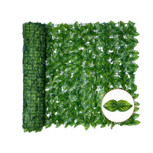 Rotolo di recinzione da giardino con foglie di anguria artificiali, protezione UV, 0,51 m