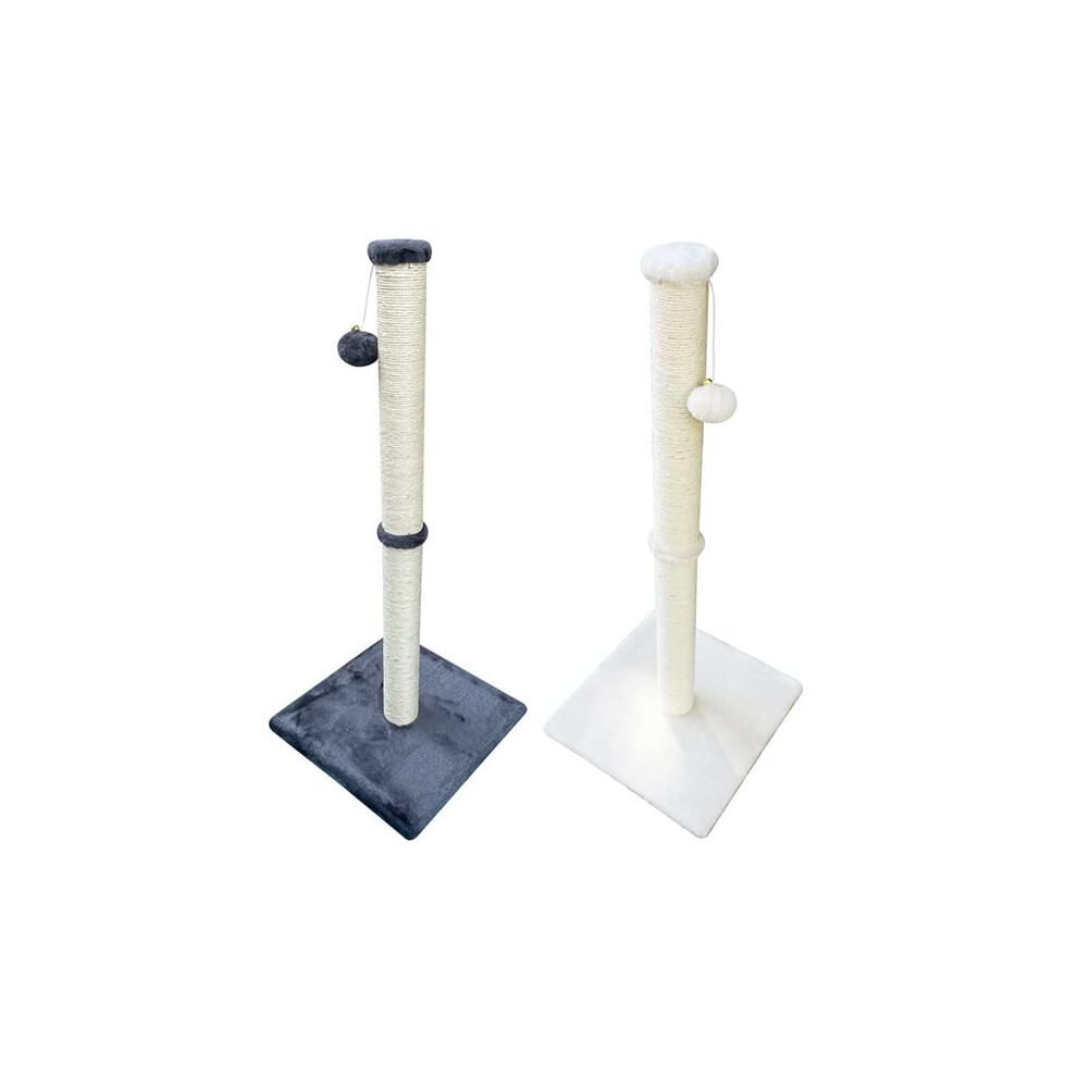 Petbarn Cat Scratching Post ( Grey) Dark/Grey