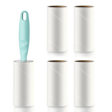 Lint Roller Refills Set, 300 Sheets Pet Hair Remover Lint Rollers (1 Handle with 5 Refills) Lint Remover Dog Cat Hair Remover Sticky Roller for Cloth