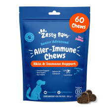 Zesty Paws Senior Aller-Immune Chews for Older Dogs | Supports Immune