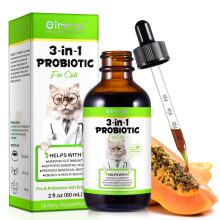 Probiotic for Cats, 3-in-1 Probiotics for Cats with Digestive Enzymes