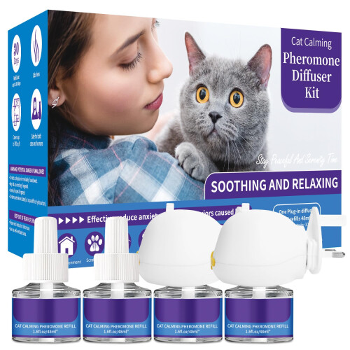 Banydoll Cat Calming Plug-in - Calming Pheromone Diffuser for Relaxati