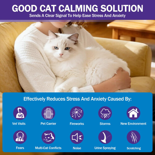 Banydoll Cat Calming Plug-in - Calming Pheromone Diffuser for Relaxati 2