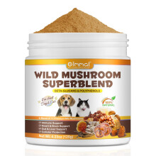 Premium Mushroom Powder for Dogs & Cats, Organic Mushrooms for Immune