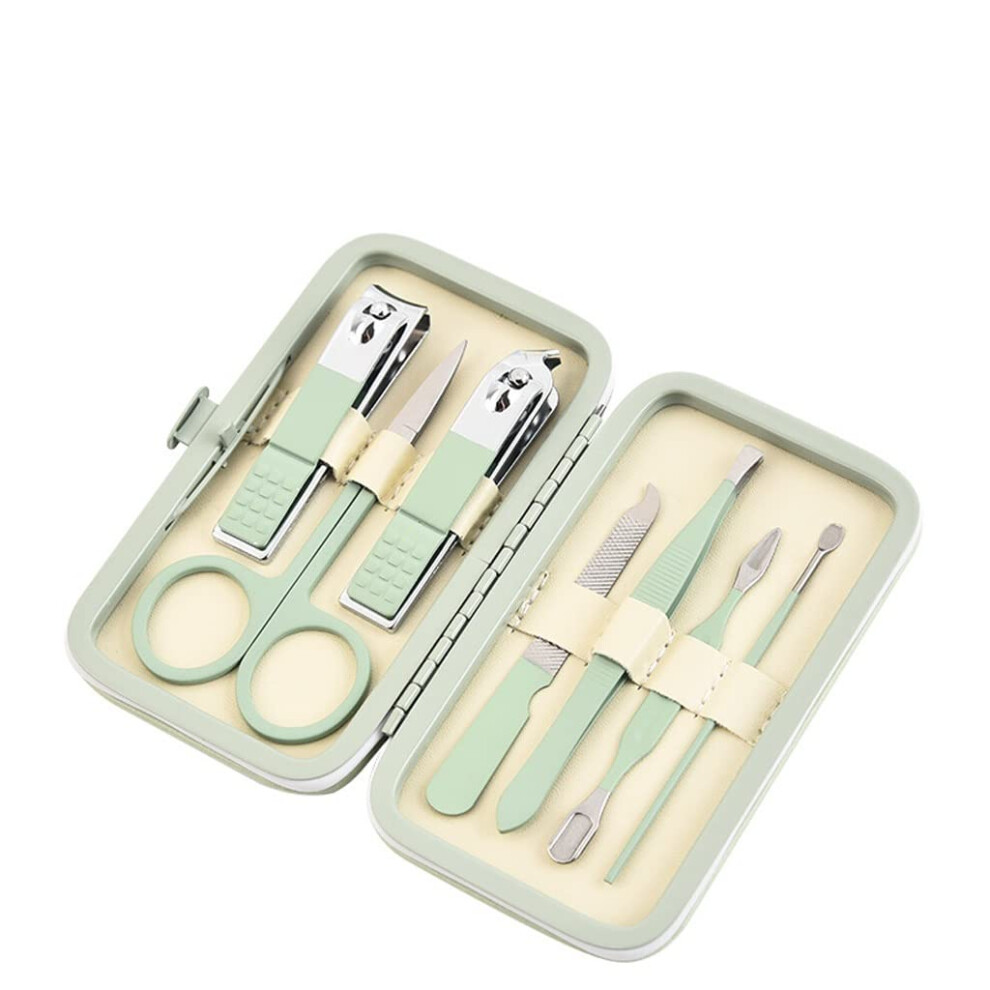 Nail Clippers Set 7Piece Manicure Kit with Nail File for Precision Nail Care at Home and Travel