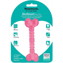 Rosewood BioSafe Puppy Bone - Hygienic Chew Toy for Puppies, Antimicrobial, Soot