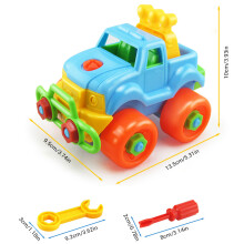 Random Take Apart Car Toys with DIY Engineering & Learning Tools for Kids