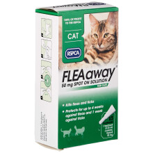 RSPCA FleaAway Spot On Solution for Cats, 50 mg