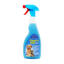 Johnsons Clean and Safe Disinfectant Spray 500ml, Dog and Cat Odour Remover, Kills Bacteria and Viruses, Formula