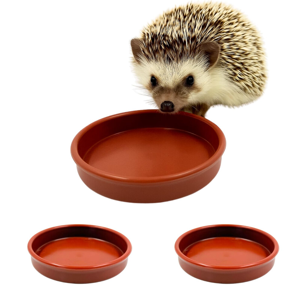 Howsehold Hedgehog Bowl For Food And Water (Pack Of 3) Hedge Hog Feeding Bowls O
