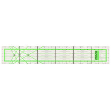 Durable Construction Quilting Ruler With Angle Cutting Capabilities And Seam Allowance Feature For Seamless Patchwork And Sewing Tasks