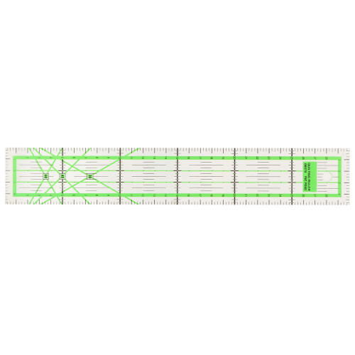 Durable Construction Quilting Ruler With Angle Cutting Capabilities And Seam Allowance Feature For Seamless Patchwork And Sewing Tasks