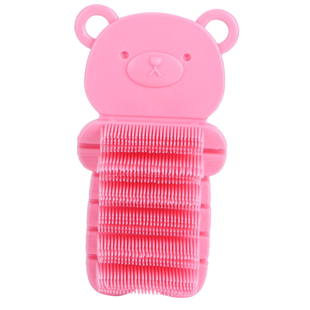 Pedicure Dust Brush For Kids, Nail Scrubber Brush With Lovely Design Soft Bristle Hand Massage Brush, Gentle Exfoliation Ergonomic Design Cleaning