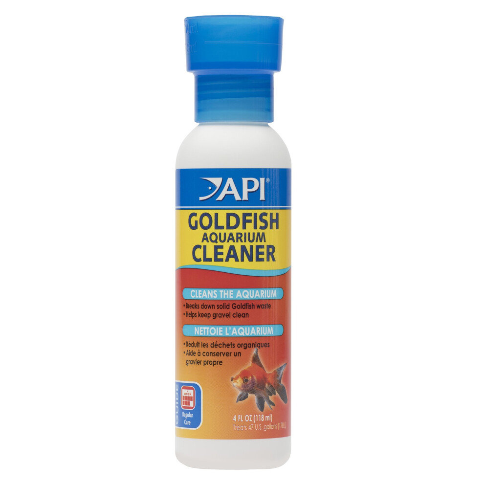 Photos - Aquarium Chemicals API Goldfish Aquarium Cleaner, 118 ml Bottle