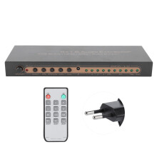 HDCP digitaalinen DTS PCM-stereoulostulolla, HDMI-äänieristin, jakaja, laaja yhteensopivuus Plug and Play -toiminnolla ja virransyöttö Ethernetin