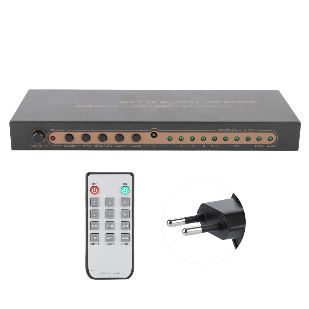 Pcm Stereo Output Low Energy Consumption, Hdmi Audio Extractor With Optical Aux Audio Adapter And Traffic Optimization For4k Devices 9357860129541