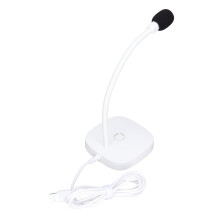 Touch Control Microphone With Mute Function And LED Indicator, Plug And Play Compatibility High Definition Audio USB Mic For Home Office And Remote