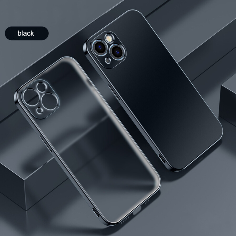 Soft Tpu Bumper Iphone 13 Case 6.1-Inch, Electroplated Edge Shockproof Anti-Fall Clear Back Phone Cover, Scratch Resistant Camera Protection Case For 9432746994694