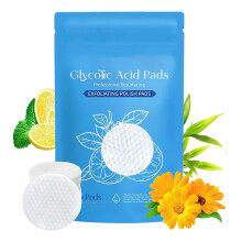 Glycolic Acid Pads 10% with Salicylic, Aloe and Vitamin E, Deep Pore Cleansing for Sensitive Skin 40pcs