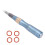 Adjustable Needle Permanent Makeup Pen With Mute Coreless Motor Metal Grip Frame 3 Speed Settings Voltage Display Wireless Functionality 3