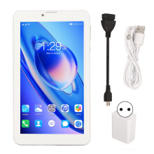 Leichtes Android-Tablet mit Quad-Core-Prozessor, Google-zertifiziertem 7-Zoll-IPS-Touchscreen, Augenschutz durch Blaulichtfilter, Bluetooth und