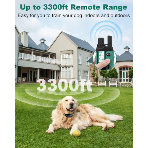 Dog Training Collar with 3300Ft Remote Range, Upgraded 3 Training Modes 2