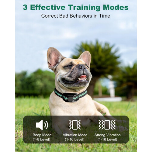 Dog Training Collar with 3300Ft Remote Range, Upgraded 3 Training Modes 1