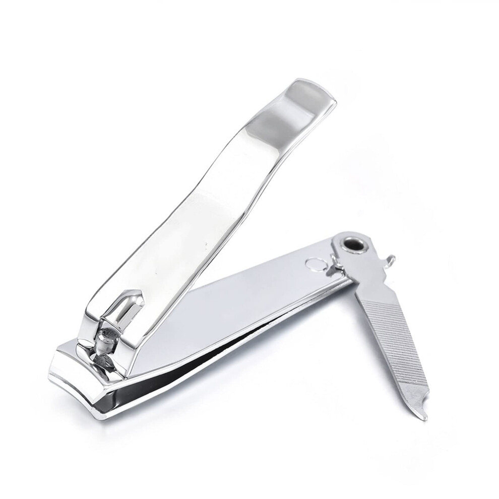 Stainless Steel Nail Clipper RustResistant Heavy Duty Trimmer for Professional Manicure Pedicure