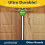 PROTECTO 2-Pack Ultra Durable Door Protector for Dogs - 45x30 cm Clear Cat Scratch Protector 3