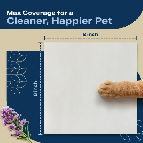 REFRESHIFY Dog Wipes for Paws and Butt - Plant Based Lavendar Scented 2