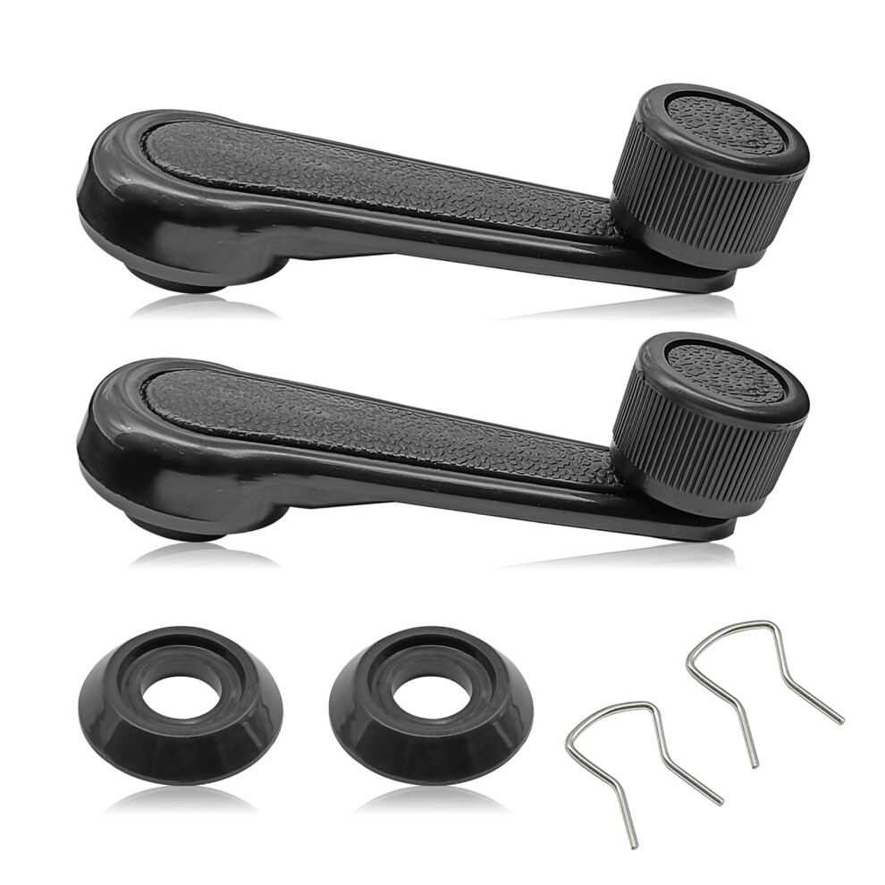 2Pack Window Crank Handle For 19921998 Geo Chevy Suzuki Tracker, Ergonomic Grip, Easy Install 9092120443615