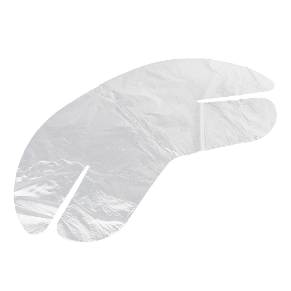 Neck Mask Cover 200pcs Disposable Transparent Wrap for Heat Retention and Spa Skincare