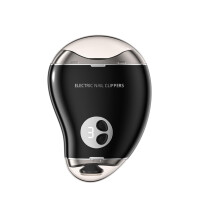 Electric Nail Clipper and Trimmer, Rechargeable 3 Speed with Display and Large Nail Storage, White