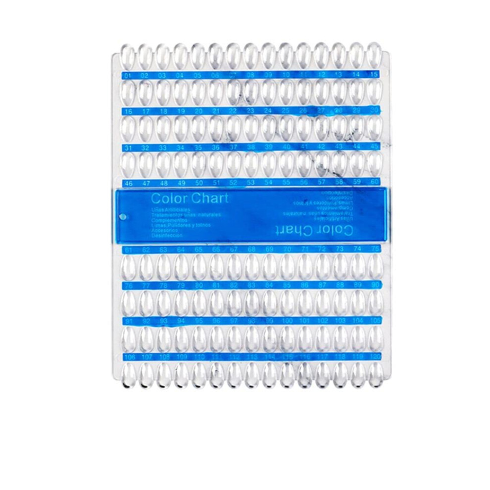 Nail Color Display Palette Round Swatch Chart for Gel Polish Quick Color Selection L120