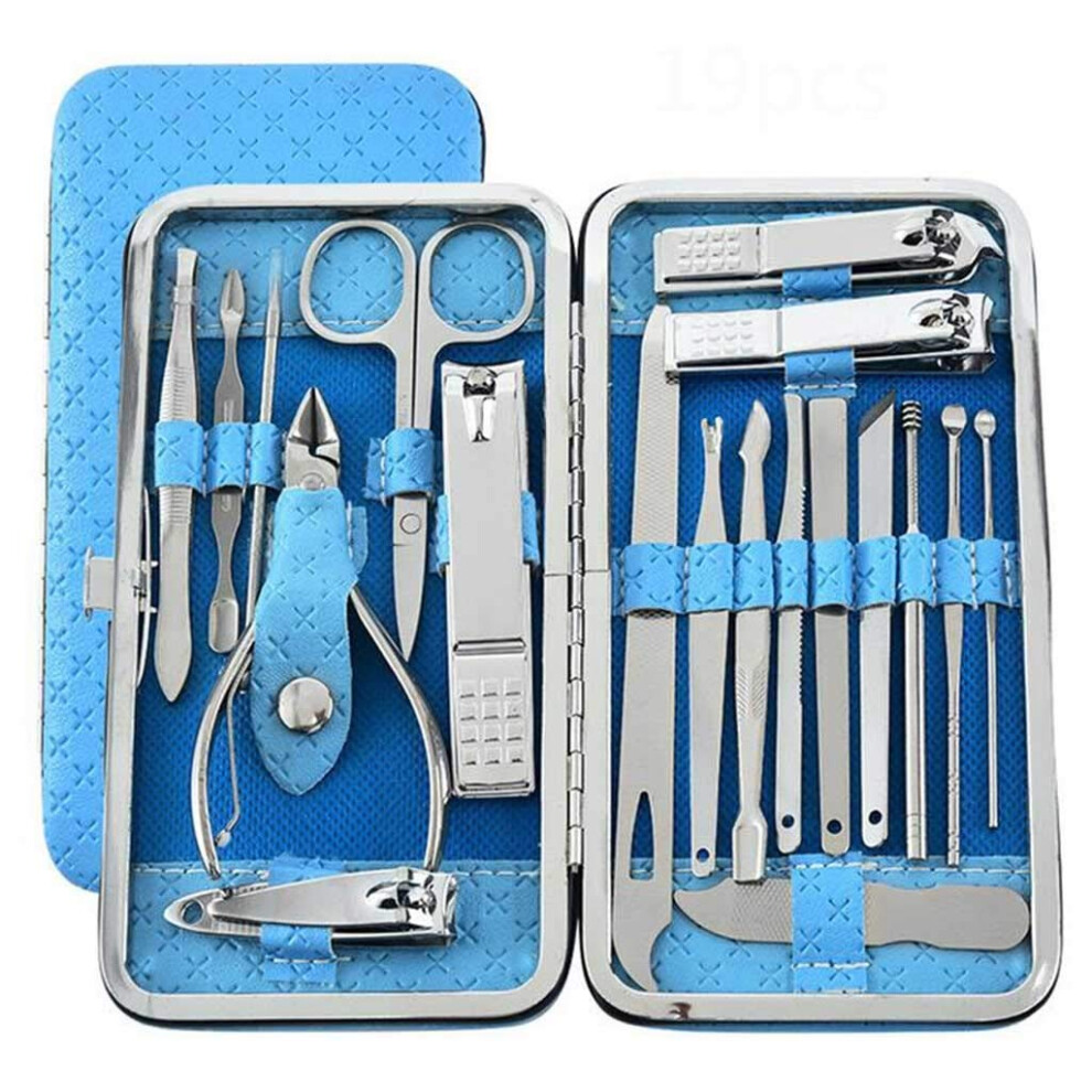 Manicure Nail Clippers Set Stainless Steel with Ergonomic NonSlip Grip for Precision Pedicure