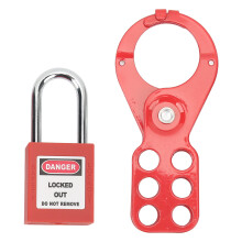 Lockout Tagout Kit with Safety Padlock and Keys, 1.5in Shackle
