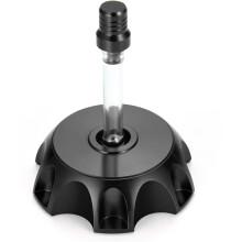 Motorcycle Fuel Tank Cap CNC Aluminum Universal Gas Cap with SpillProof Breather for Honda Suzuki Kawasaki Dirt Bikes
