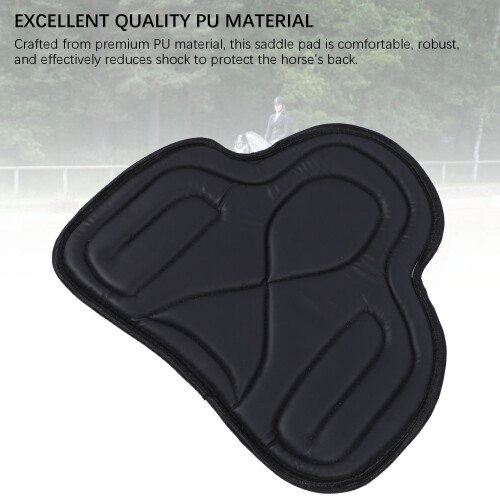 Western Sattelunterlage PU Schwarz