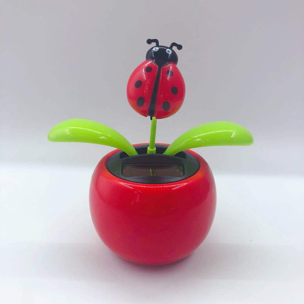 Solar Powered Dancing Flower For Car Dashboard, Funny Battery Ornament, Instant Mood Booster 9070919993626