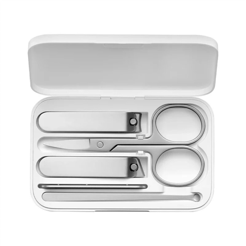 5 in 1 Manicure Pedicure Set with 420 Stainless Steel Nail Clippers, Sharp Blades and Travel Case