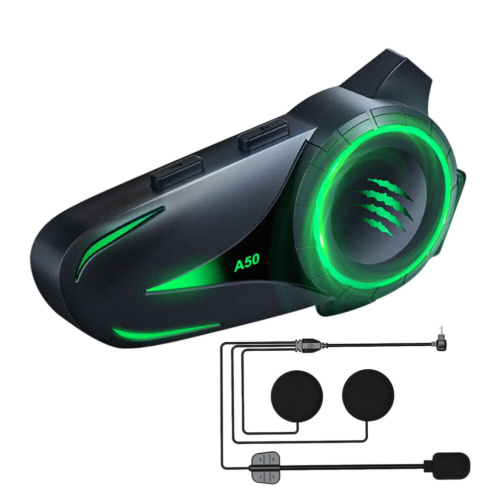 Motorcycle Helmet Bluetooth Headset With Dsp Noise Reduction, Ip67 Waterproof Ultrathin Speakers 9092120445084