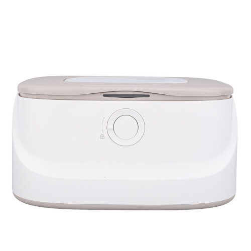 Large Capacity Baby Wipe Warmer with Night Light, Adjustable Temp, Gray 1