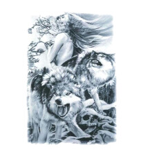 Glow in the Dark Large Waterproof Full Back Temporary Tattoos for Women and Men Halloween