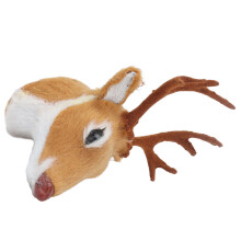 Aimant miniature de tête de cerf à l’échelle 1:6 - 5,5 x 7 x 10 cm