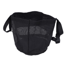 Pferdeheu-Mistbeutel aus Nylon, auslaufsicheres Mesh, verstellbarer Nackenriemen L