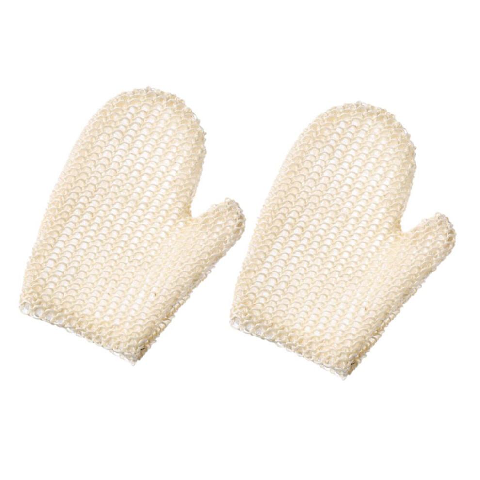 2pcs Exfoliating Gloves for Shower Deep Cleaning Bath Scrubber Mitts Dead Skin Removal